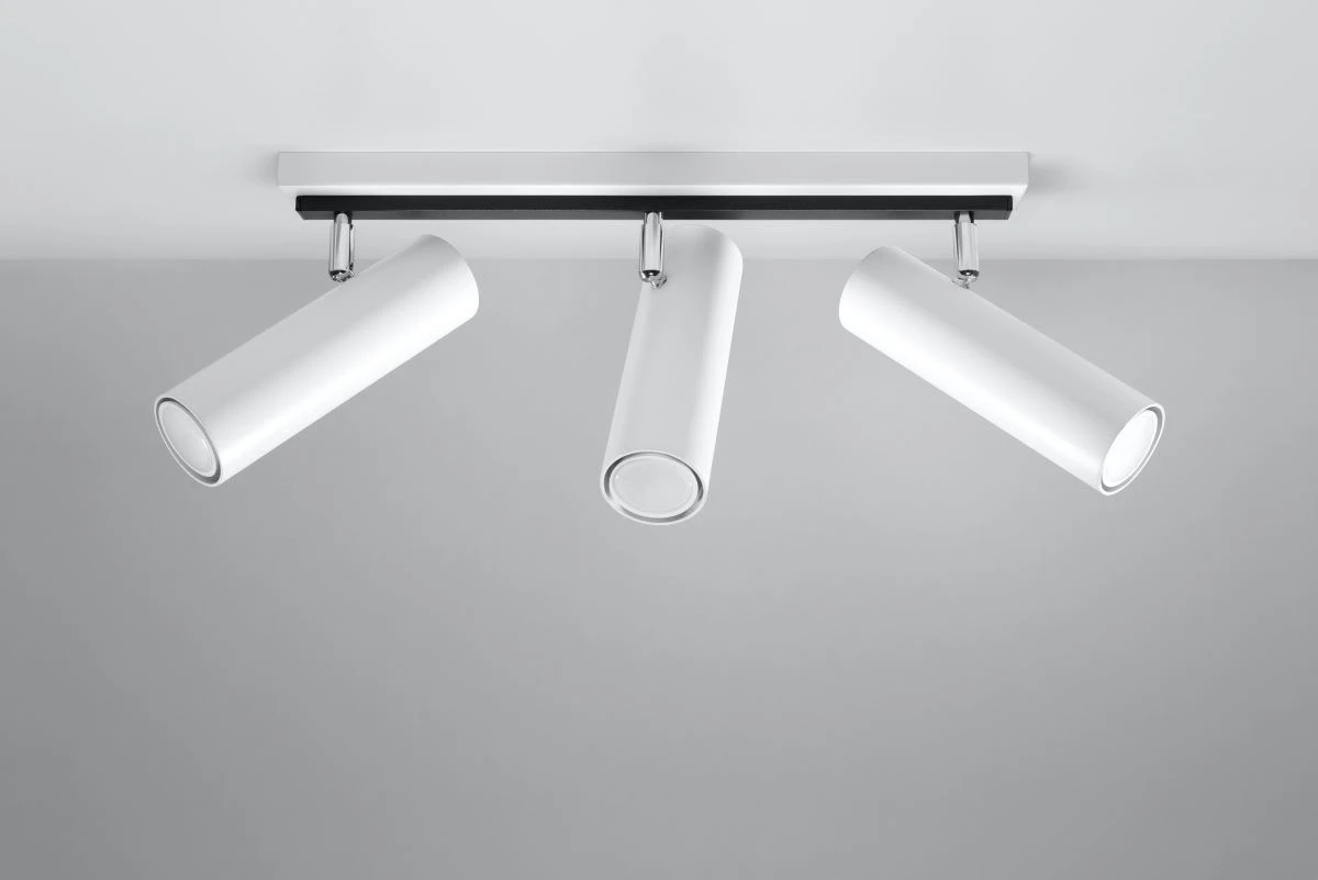 Sollux DIREZIONE Deckenlampe Weiss 3-flg. GU10