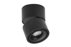 Lumexx Mini LED Aufbauleuchte Schwarz 7W, 550lm, 2700k
