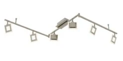 Briloner "UNOLED" Deckenleuchte 6 X 5W LED Nickel-matt Schwenkbar
