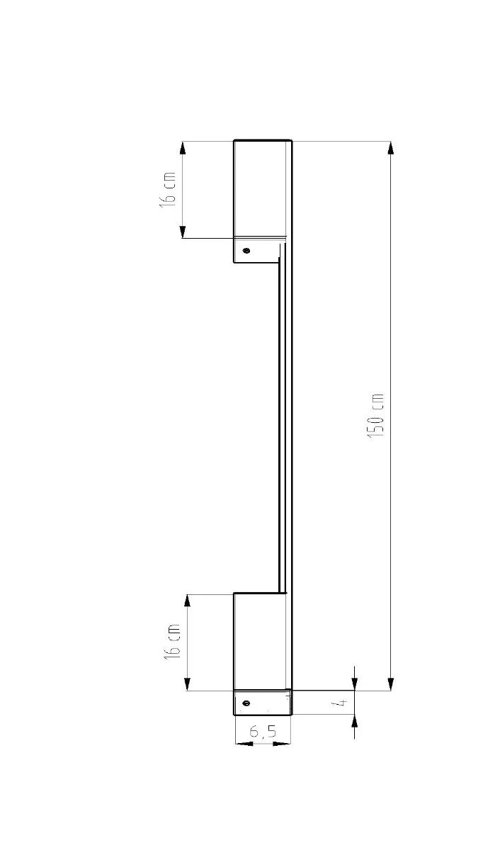 Thoro Sappo L LED Wandlampe Schwarz 2875lm 4000K 4x6,5x150cm – Bild 7