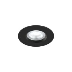 Nordlux Smart Home DONSMART RGB LED Einbaustrahler Schwarz 3er Set 320lm IP65 App Steuerbar 8,5x8,5x5,4cm