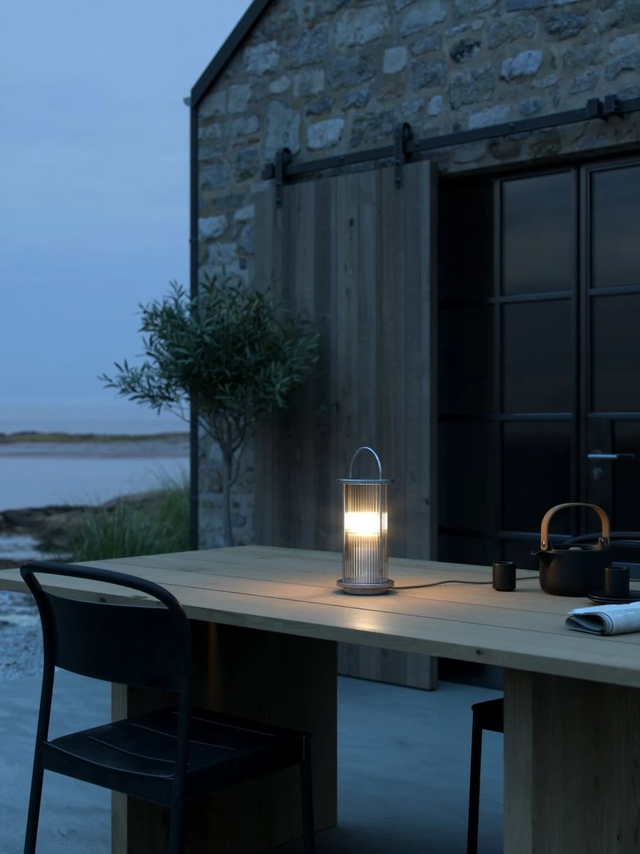 Nordlux LINTON Outdoor Tischlampe Verzinkter Stahl E27 IP54 Mit Kabelschalter 13x13x32,5cm – Bild 4
