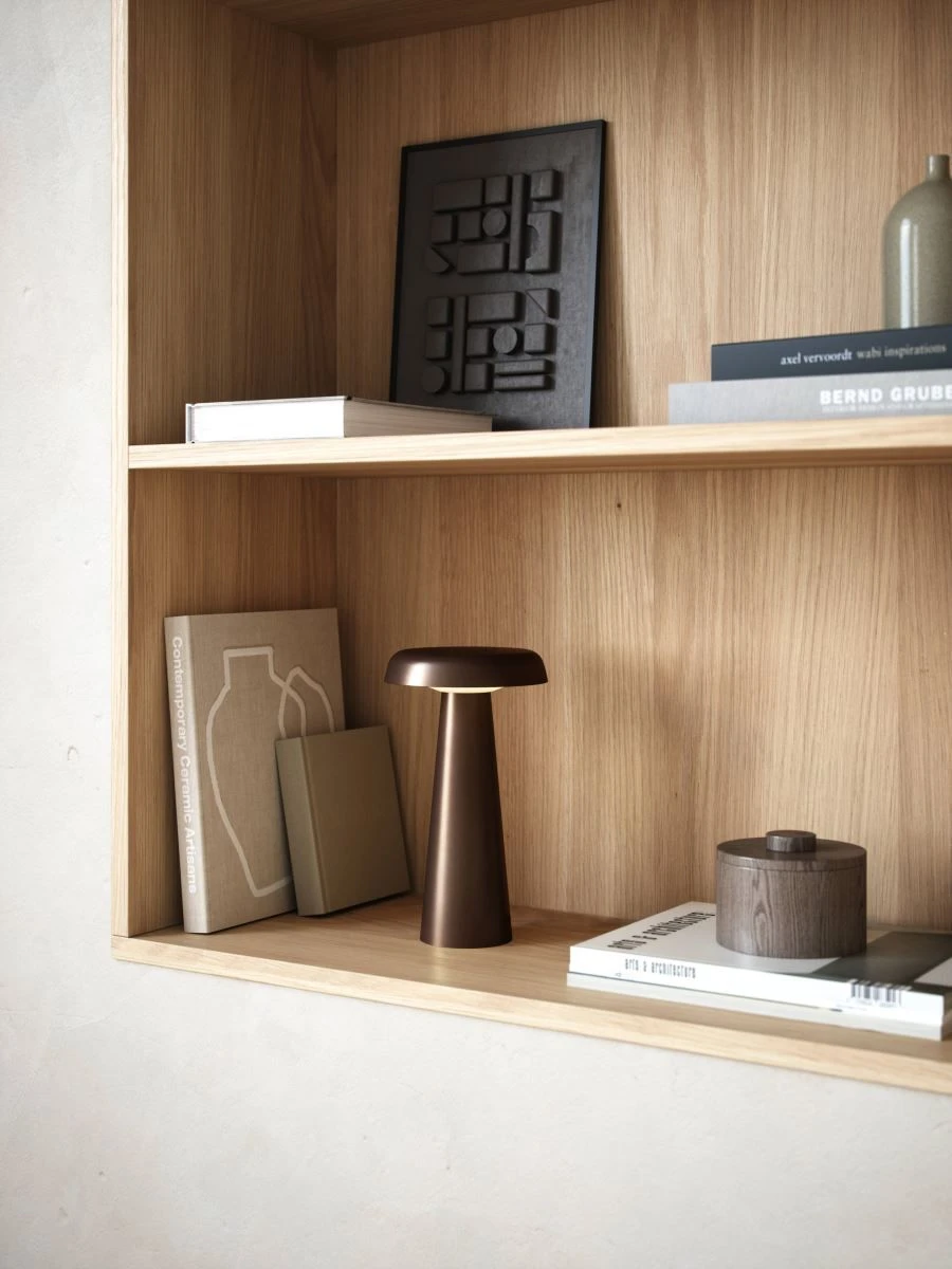 Dftp ARCELLO LED Outdoor Tischleuchte Akku IP54 14x14x25cm – Bild 2