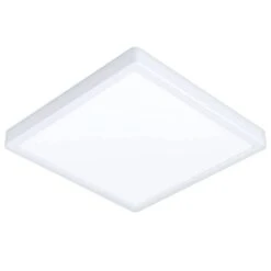 EGLO FUEVA 5 LED Aufbauleuchte Weiß 2500lm 4000K IP44 28,5x28,5x3cm