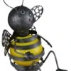 Globo SOLAR Solarleuchte Biene Schwarz Gelb, 1xLED