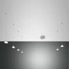 LED Hängeleuchte Nickel Satiniert, Chrom, Aluminium Satiniert Fabas Luce Smartluce Isabella 6-flg. 4320lm