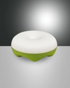LED Mobile Tischleuchte Grün Weiß Fabas Luce Bluma 325lm