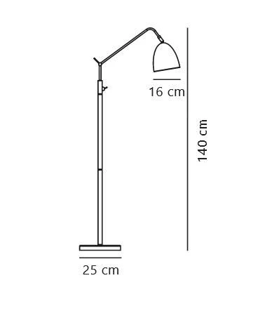 Stehleuchte Schwarz Nordlux Alexander E27 Schwenkbar – Bild 2