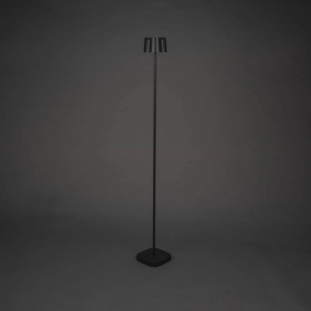 KONSTSMIDE Nice Akku Stehleuchte IP54 Schwarz Dimmbar 2700/3000K – Bild 2