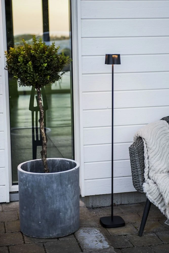 KONSTSMIDE Nice Akku Stehleuchte IP54 Schwarz Dimmbar 2700/3000K – Bild 9