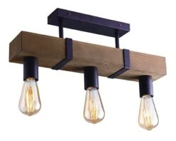 Luce Design Texas Deckenleuchte Braun E27 54x25x15cm