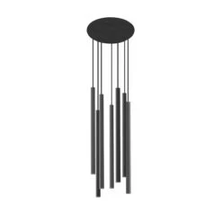 Nowodvorski LASER 490 Pendelleuchte, 7x G9 Schwarz