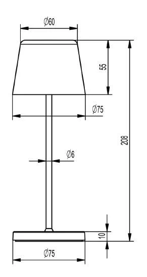 Deko Light Akku Tischlampe Canis Mini Terracotta Dimmbar Mit Ladesockel 2200/3000K IP65 – Bild 3