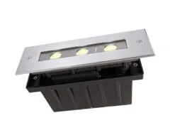 Deko Light Line I WW Bodeneinbaustrahler Außen LED Silber IP67 340lm 3000K >80 Ra 45°/35° Modern