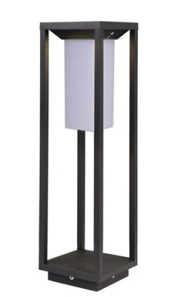Deko Light Samas LED Solar Laterne 500mm, Dunkelgrau