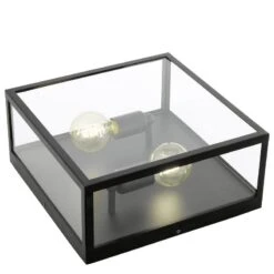 EGLO CHARTERHOUSE Vintage Retro Deckenleuchte E27 Schwarz