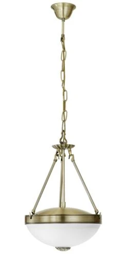 EGLO SAVOY Hänge Kronleuchter 2-flg. E27 Brüniert