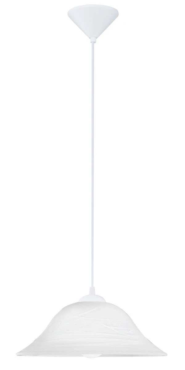 EGLO ALBANY Hängeleuchte, 350mm, E27 Weiss, Alabaster