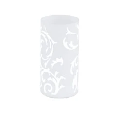 EGLO GEO Tischleuchte, Glasdekor, E14 Weiss, 1-flg.