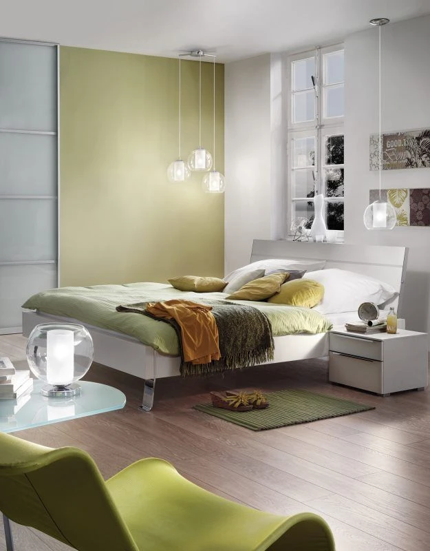 EGLO BOLSANO Hängeleuchte E27 Chrom, Klar, Satiniert – Bild 2