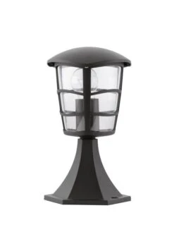 EGLO ALORIA Außen Sockelleuchte, 1x E27, IP44, Schwarz, 93099