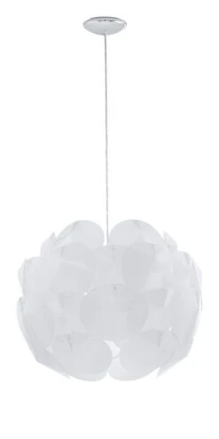 EGLO LIVASO Hängeleuchte E27 Nickel-matt, Glitzerfolie