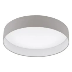EGLO PALOMARO LED Deckenleuchte, Rund, 500mm, Weiss, Taupe