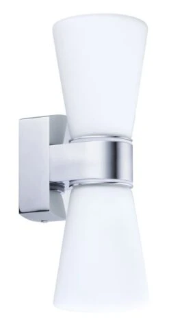 EGLO CAILIN Wandleuchte, 2-flg., G9, Chrom, Weiss