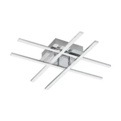 EGLO LASANA 1 LED Deckenleuchte, 1-flg., Chrom, Weiss