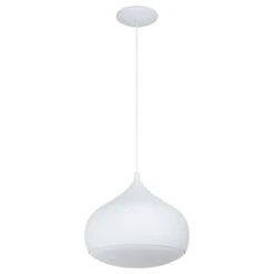 EGLO Connect COMBA-C LED Hängeleuchte Weiß 2300lm 29x150cm App Steuerbar