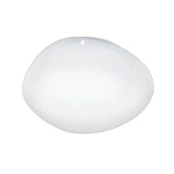 EGLO SILERAS-A LED Deckenleuchte Weiß 3300lm 60x8,5cm Mit Fernbedienung