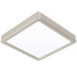 EGLO FUEVA 5 LED Aufbauleuchte Nickel-matt Eckig 210mm 1800lm 3000K