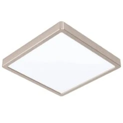 EGLO FUEVA 5 LED Aufbauleuchte Nickel-matt Eckig 285mm 2500lm 4000K