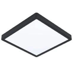 EGLO FUEVA 5 LED Aufbauleuchte Schwarz Eckig 285mm 2500lm 4000K