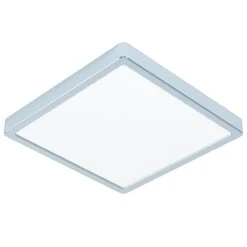 EGLO FUEVA 5 LED Aufbauleuchte Chrom IP44 Eckig 285mm 2300lm 3000K