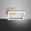 Fabas Luce Bard LED Deckenleuchte Modern 22W 1980lm 270x270mm Gold Edelmatt