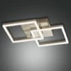 LED Deckenlampe Gold Edelmatt Fabas Luce Bard 3510lm 450mm Dimmbar