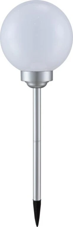 Globo SOLAR Solarleuchte Kunststoff Silber Metallic, 4xLED