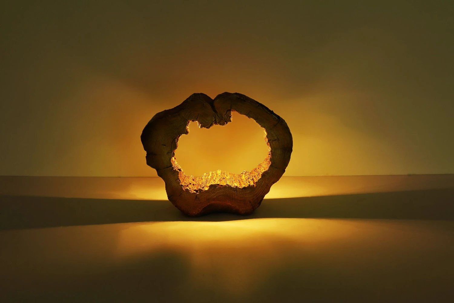 LED Solarleuchte Baumstamm Mit Loch Kunststoff Braun 20xLED Von Globo – Bild 4