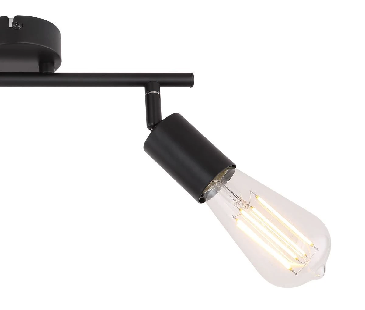 Globo Martha Deckenstrahler Schwarz 2x E27 Dimmbar 30x8x15,5cm – Bild 5