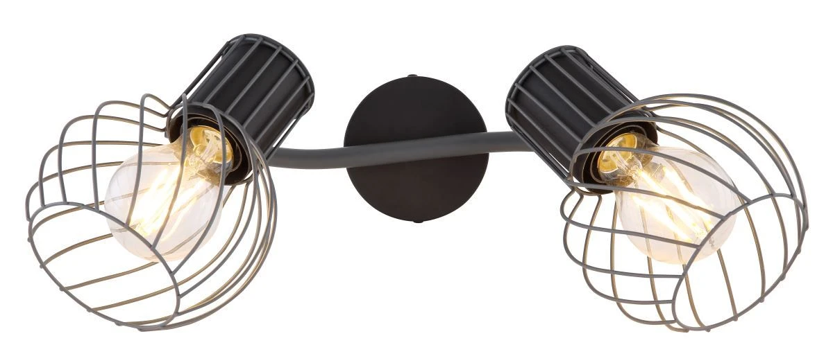 Globo Beverone Deckenstrahler Graphit 2x E27 Dimmbar 29,5x12x18,5cm – Bild 7