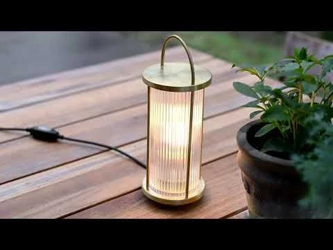 Nordlux LINTON Outdoor Tischlampe Verzinkter Stahl E27 IP54 Mit Kabelschalter 13x13x32,5cm – Bild 5