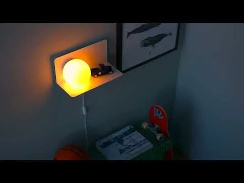 Nordlux Lilibeth Wandlampe Blau E14 Mit Ablage 35x16x16cm – Bild 9