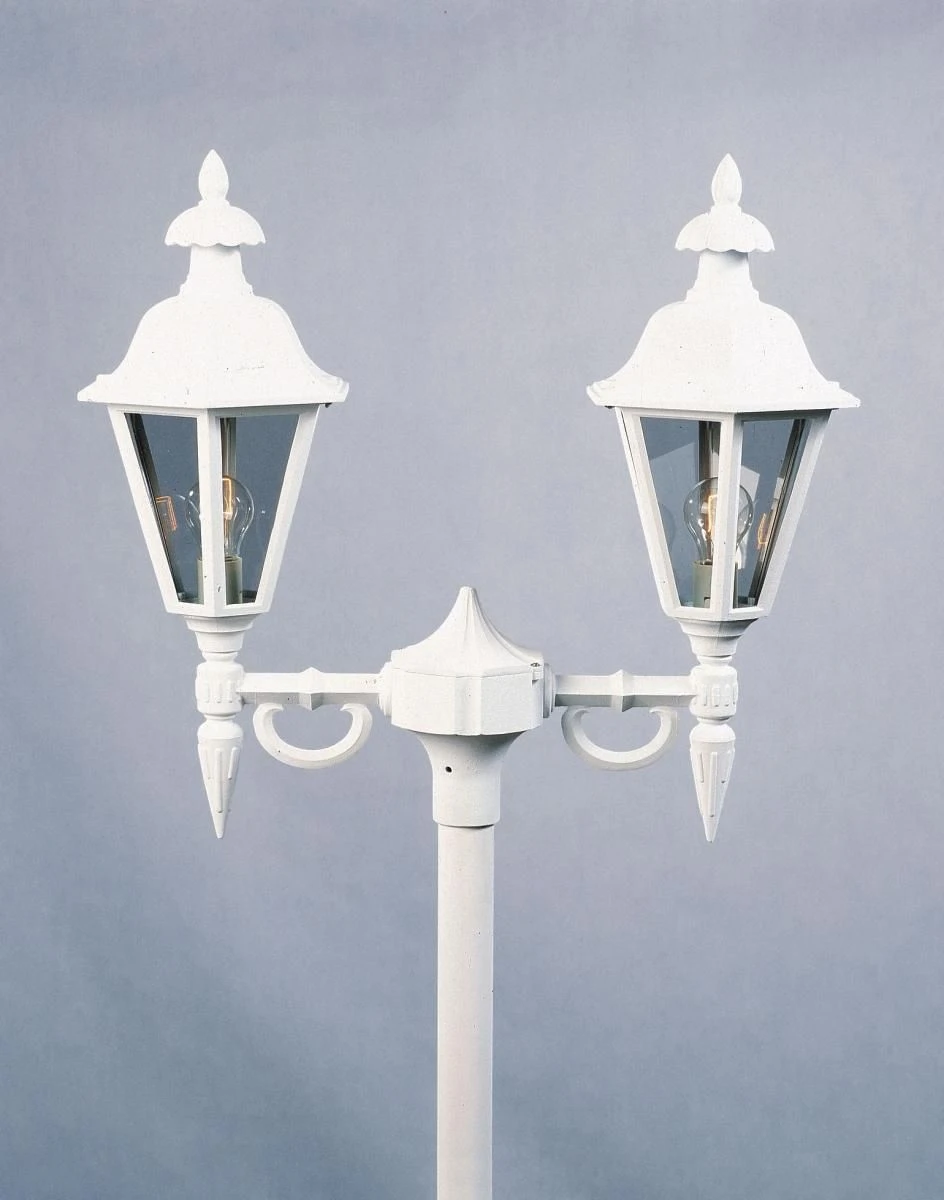 KONSTSMIDE Pallas Weißer Leuchtenkopf 2tlg.