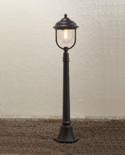 KONSTSMIDE Parma Schwarze Wegeleuchte