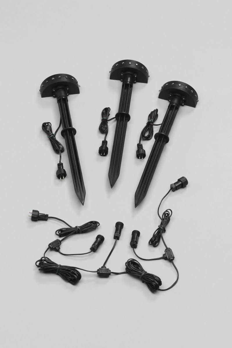 KONSTSMIDE Amalfi LED Wegeleuchten Erweiterungsset 3tlg.