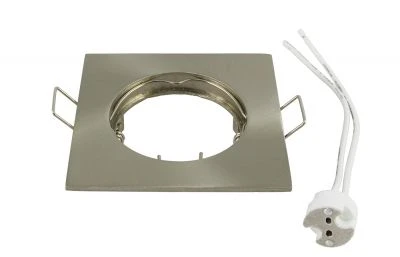 Bioledex® INO Einbaurahmen Edelstahl Gebürstet Eckig 78mm – Bild 2