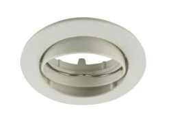 Bioledex® INO Einbaurahmen Weiss Rund Schwenkbar 81mm