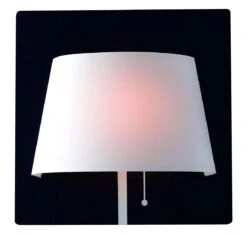 Luce Design Wharol LED Wandleuchte Weiß, Schwarz 480lm 4000K 9x26x26,5cm