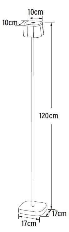 KONSTSMIDE Nice Akku Stehleuchte IP54 Schwarz Dimmbar 2700/3000K – Bild 12